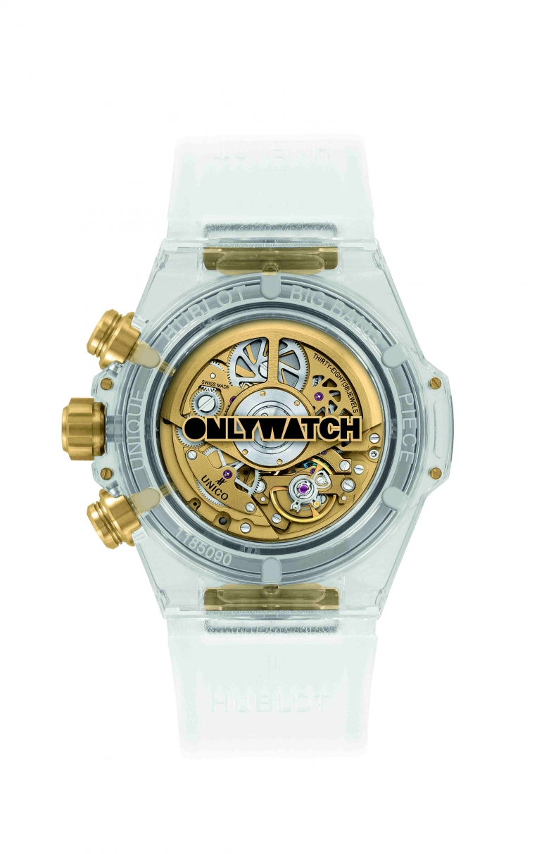 Big Bang Unico蓝宝石尤塞恩•博尔特Only Watch腕表（配线条型透明表带）2.jpg