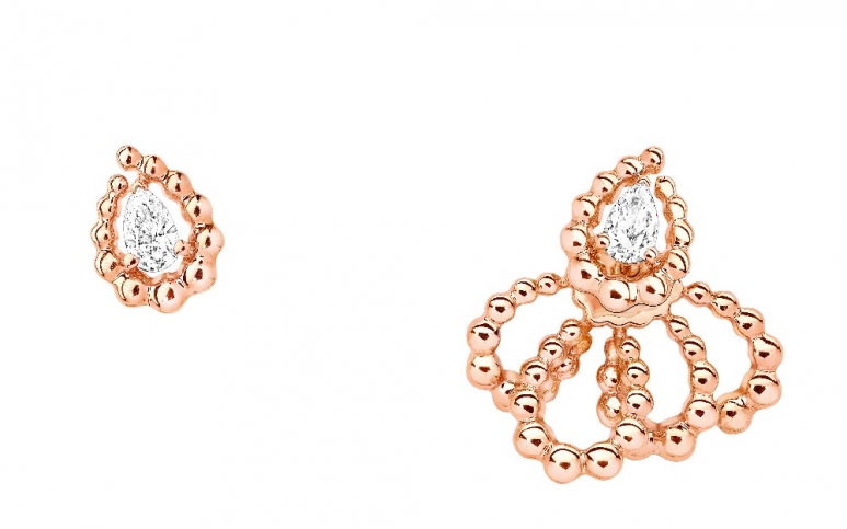 Dior高级珠宝Archi-Dior-Milieu-du-Siècle系列玫瑰金、钻石不对称耳环.jpg